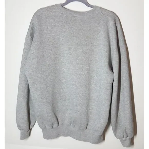 Vtg Russell Ottawa University Sweatshirt Mens XL Gray Embroidered Made USA READ - Picture 4 of 10